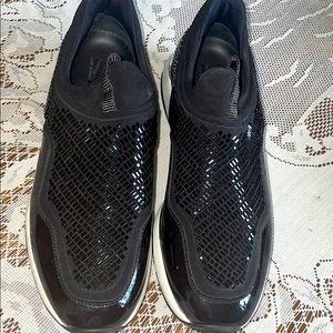 Salvatore Ferragamo Swarovski Tennis shoes